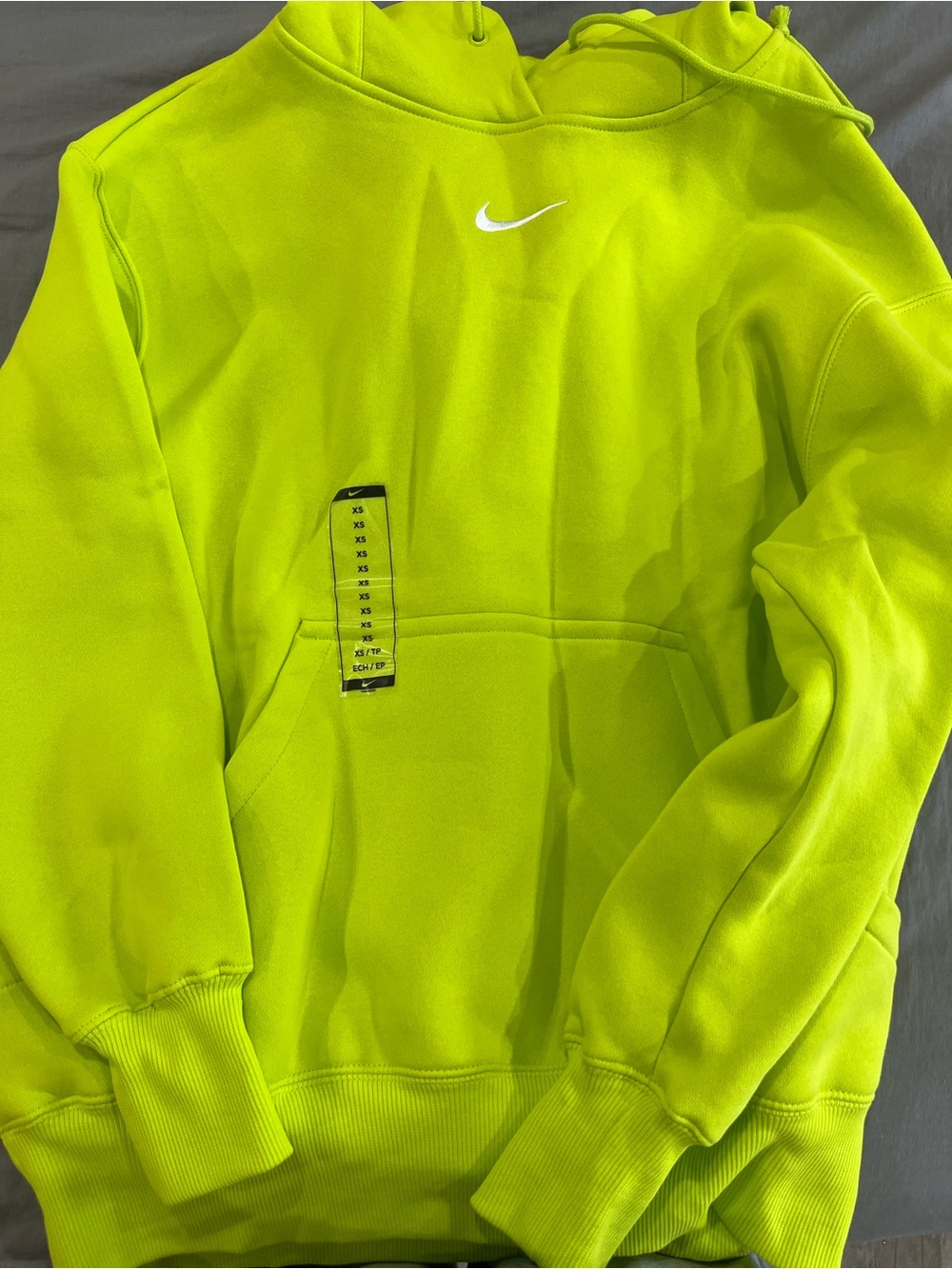 Nike WoMen’s Neon Green Pullover Hoodie